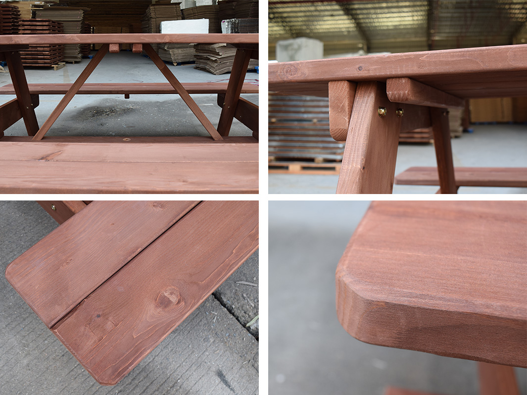 Adult Wooden Foldable Picnic Table