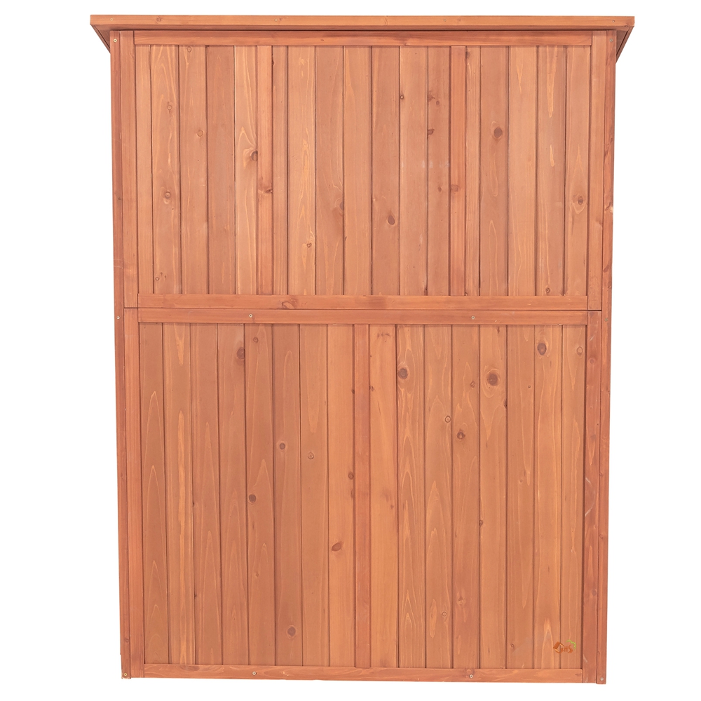 Garden Shed Outdoor Storage Cabinet Shed Wooden Storage (1)