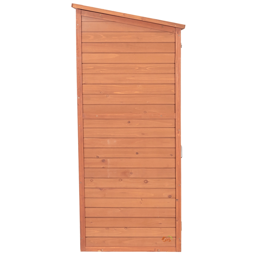Garden Shed Outdoor Storage Cabinet Shed Wooden Storage (7)