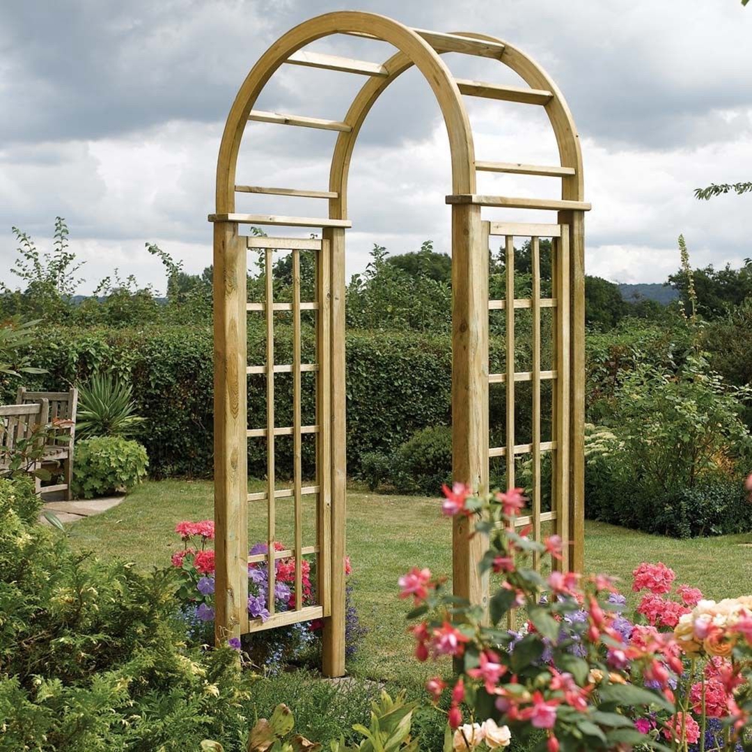 outdoor garden arch