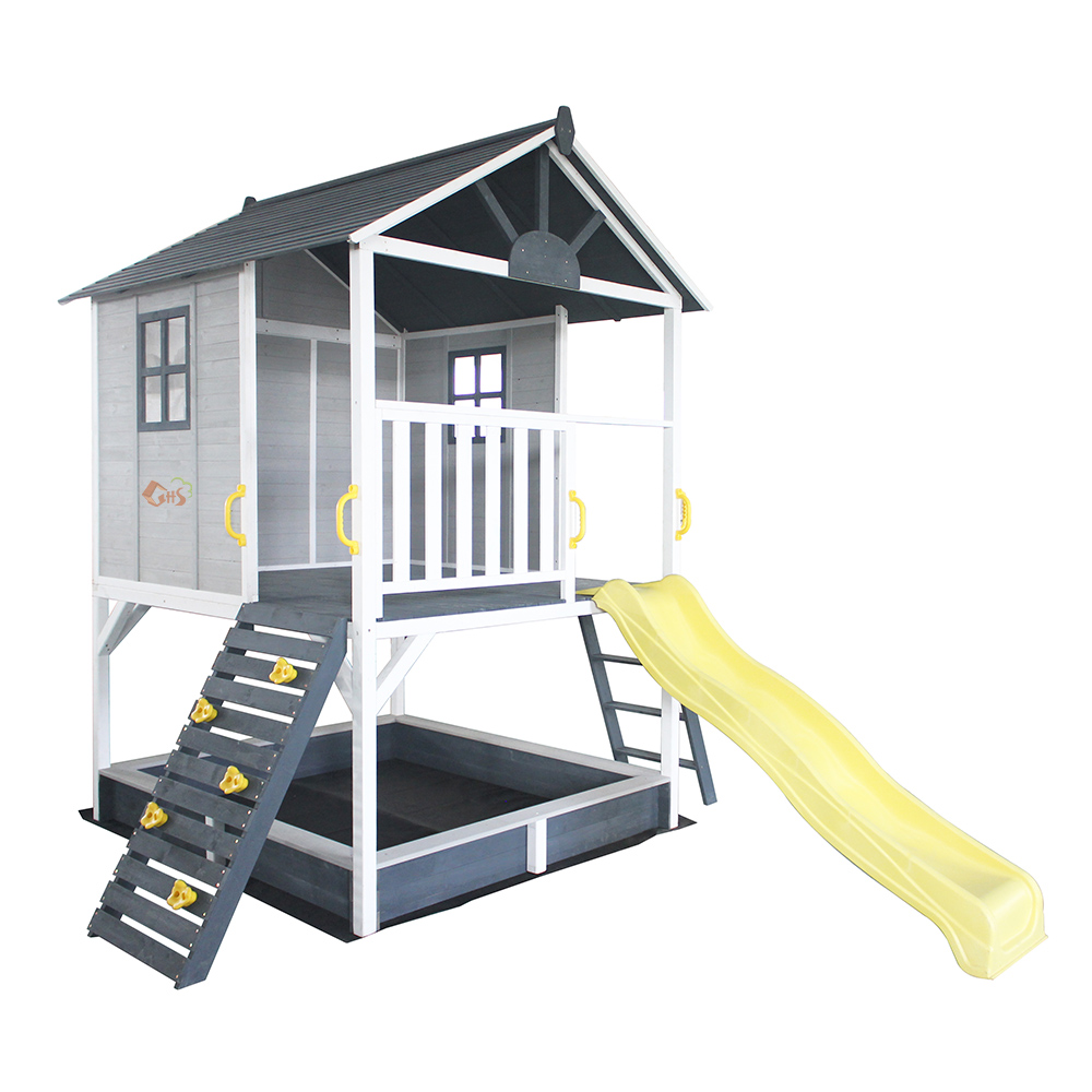 play house with slide