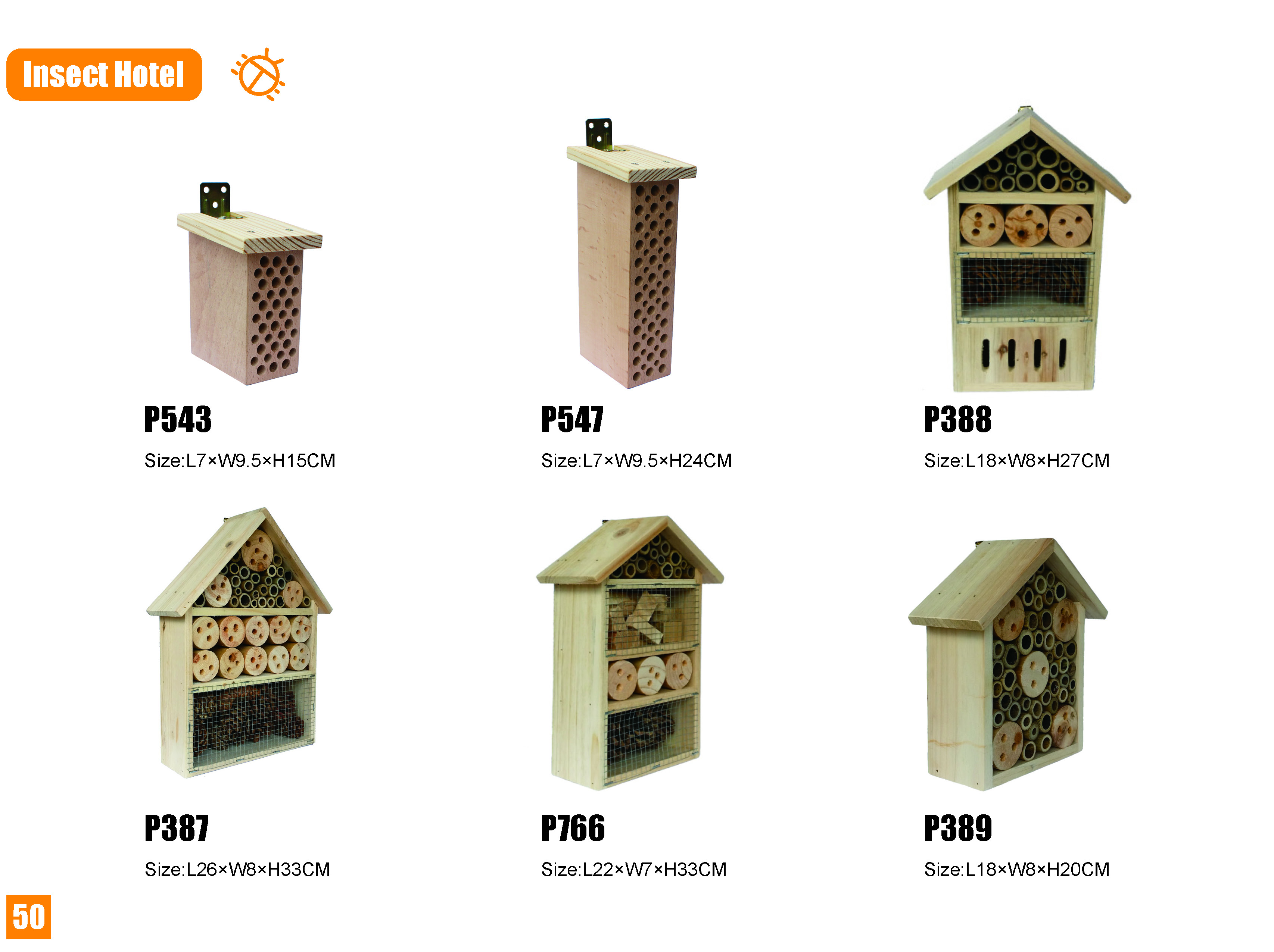 wooden insect hotel